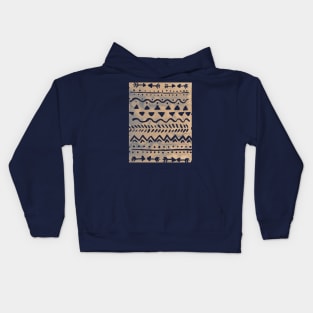 Loose bohemian pattern - neutral Kids Hoodie